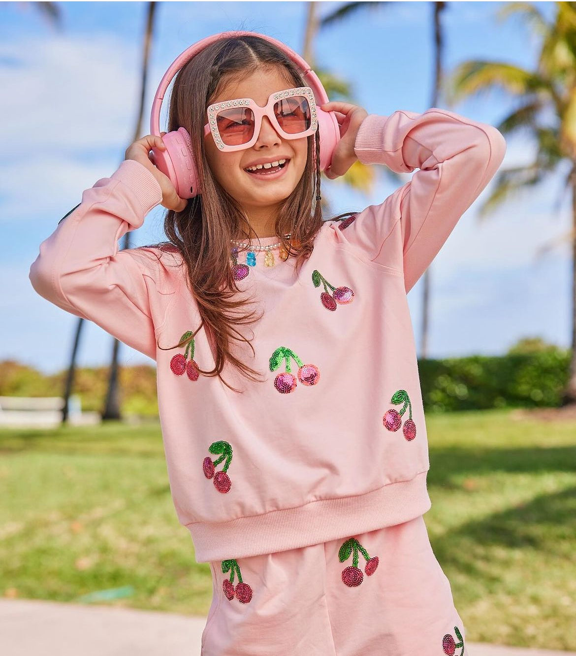 Square Rhinestone Sunglasses