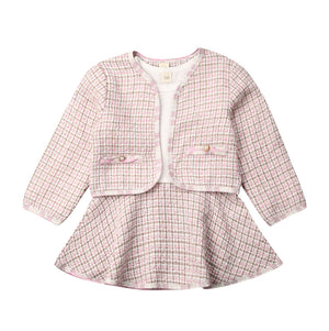 Pink Iconic Doll Tweed Set