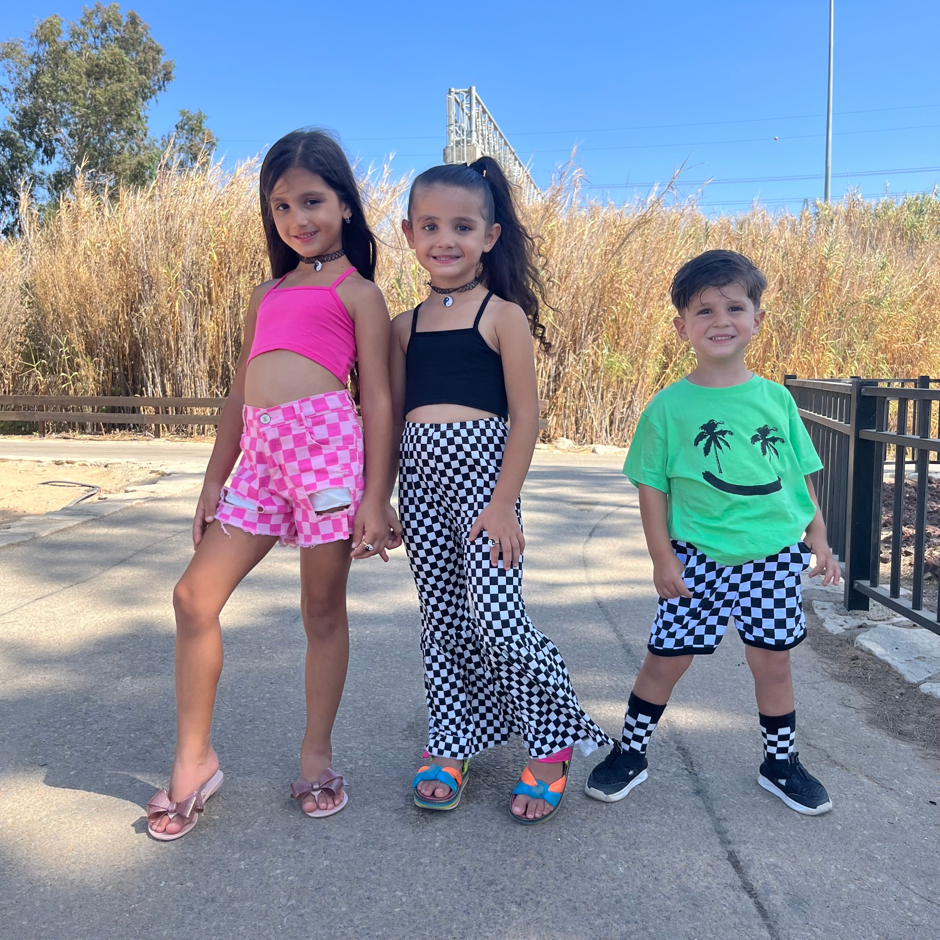 Checkered Bell Bottoms