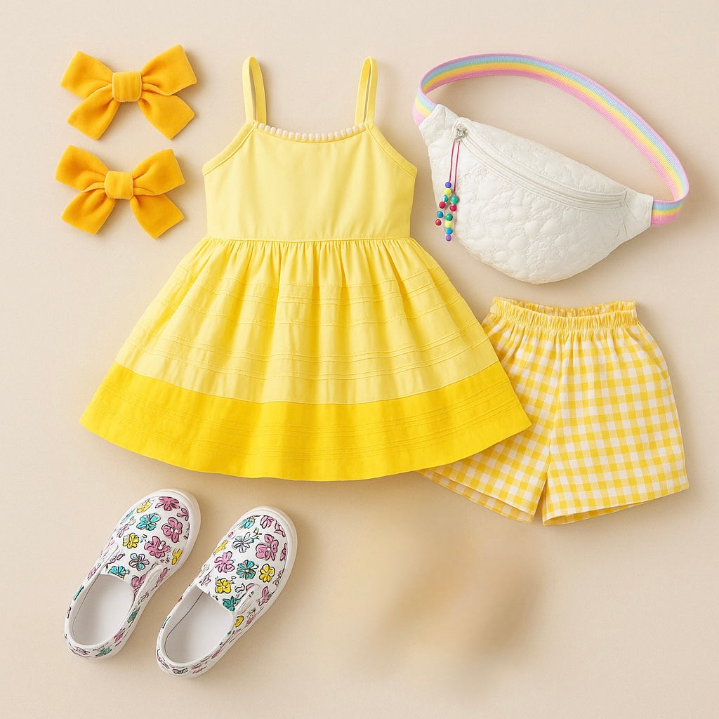 Pixie Check Shorts