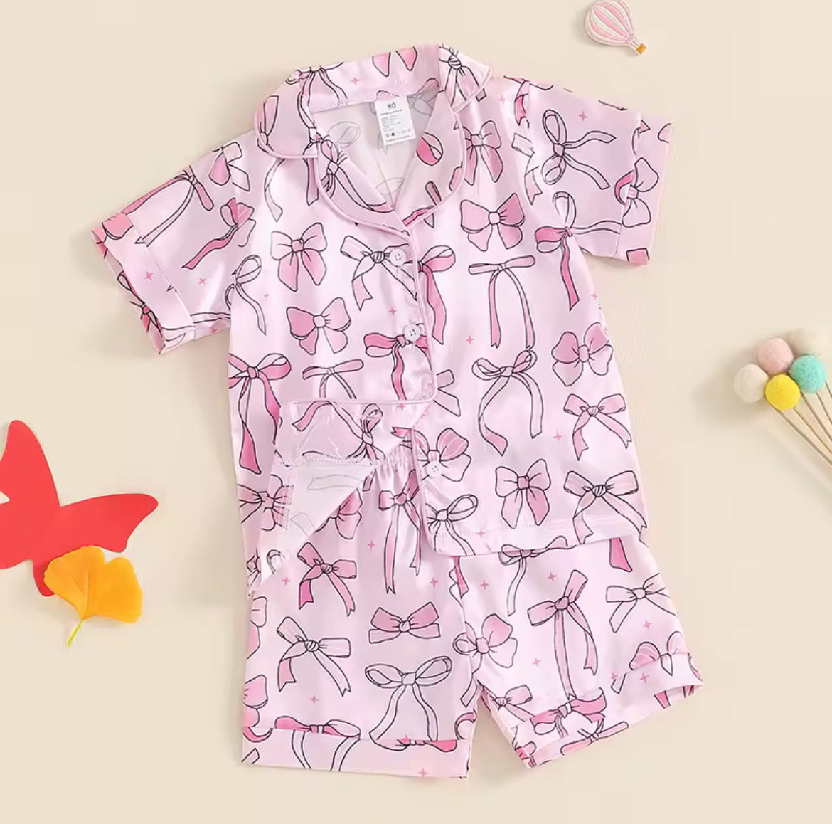 Twinkle Bows Pajama Set