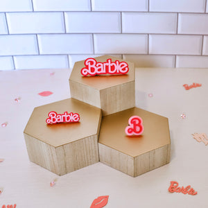 B Pink Hair Clip