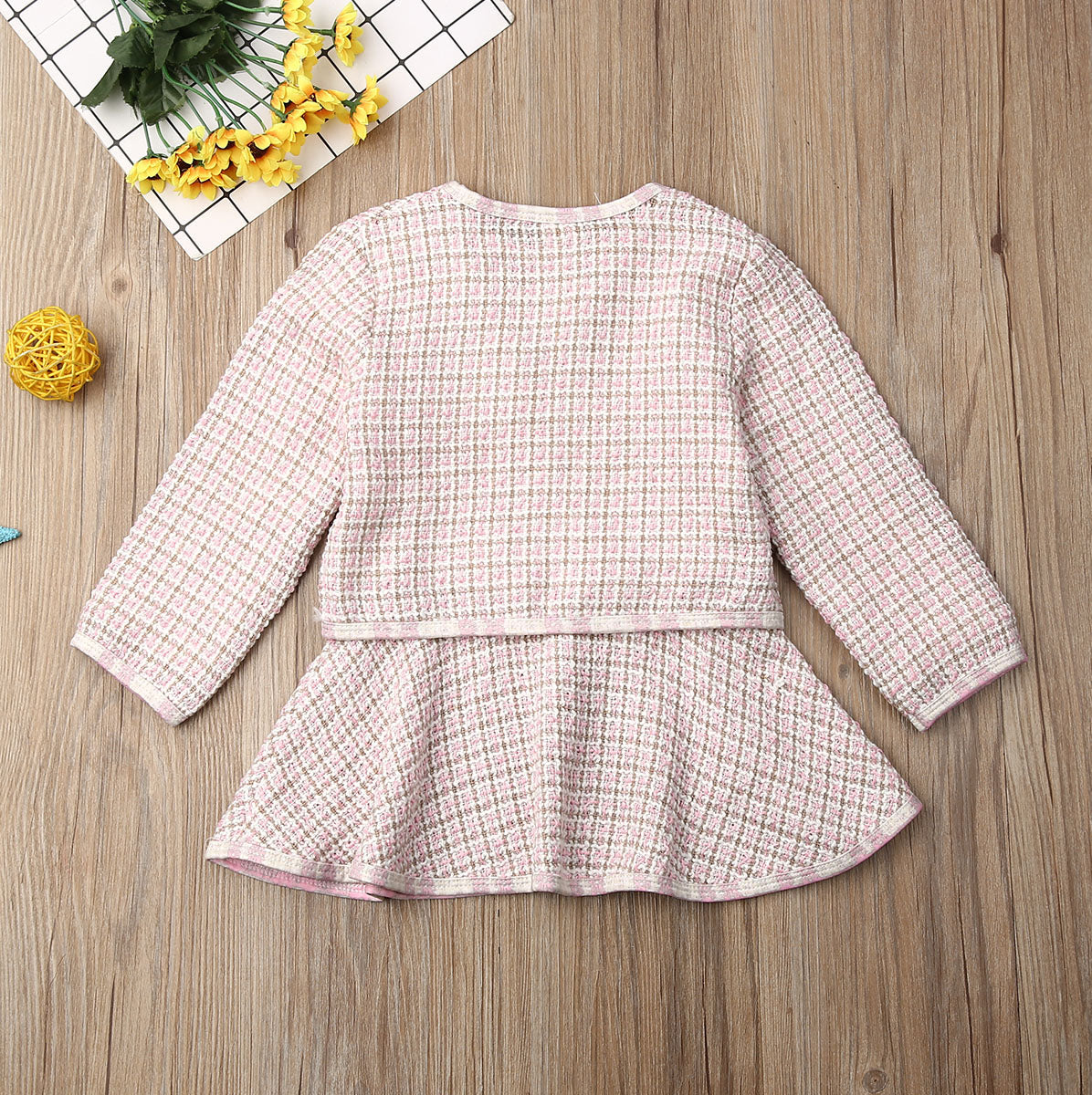 Pink Iconic Doll Tweed Set