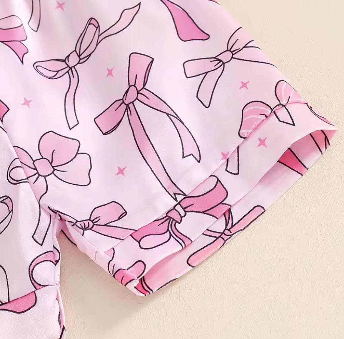 Twinkle Bows Pajama Set