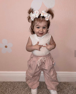 Pink Cargo Pants
