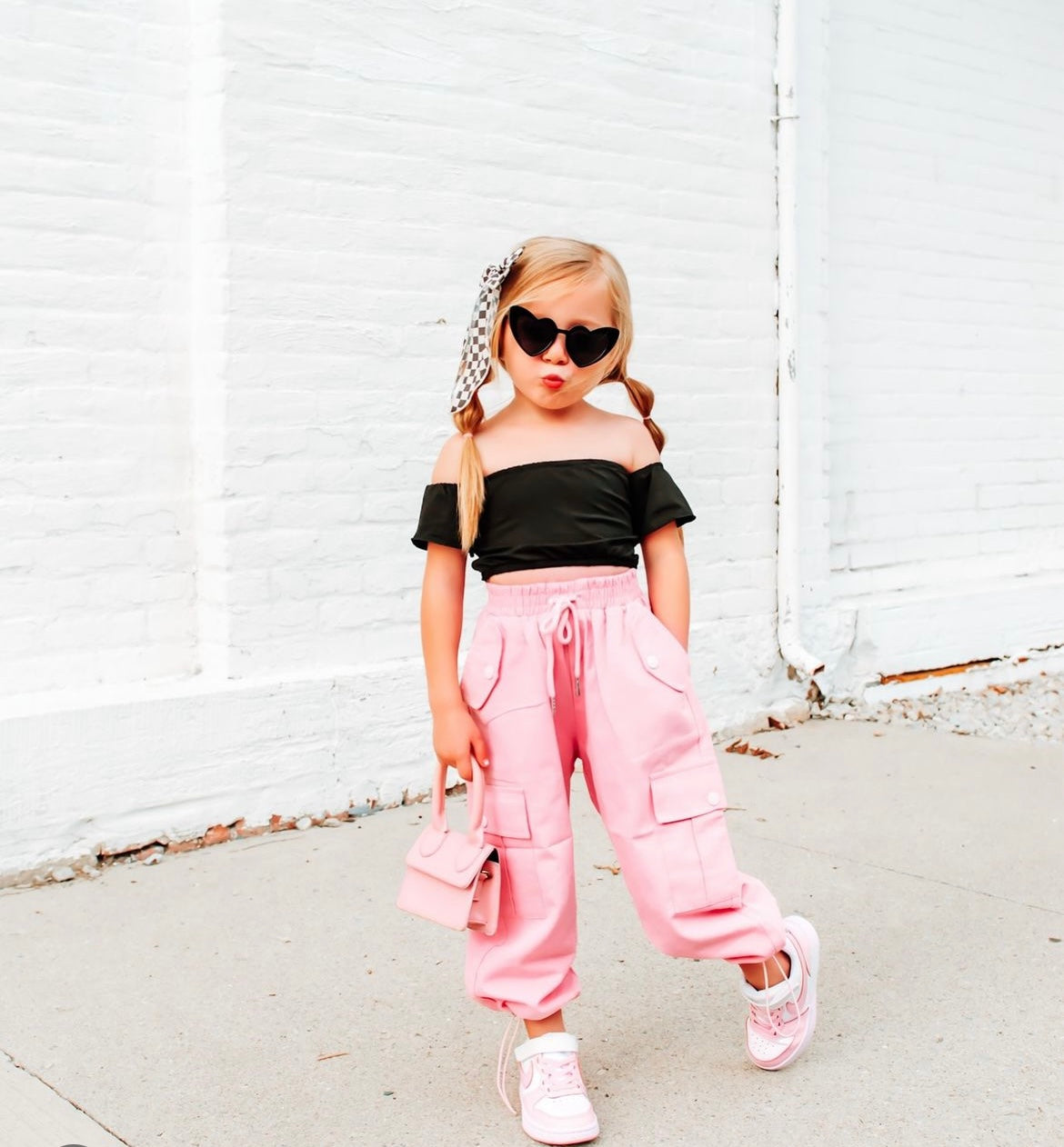 Pink Cargo Pants