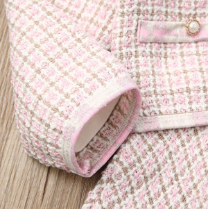 Pink Iconic Doll Tweed Set