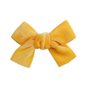 Velvet Dreams Mini Hair Bow Clip Set
