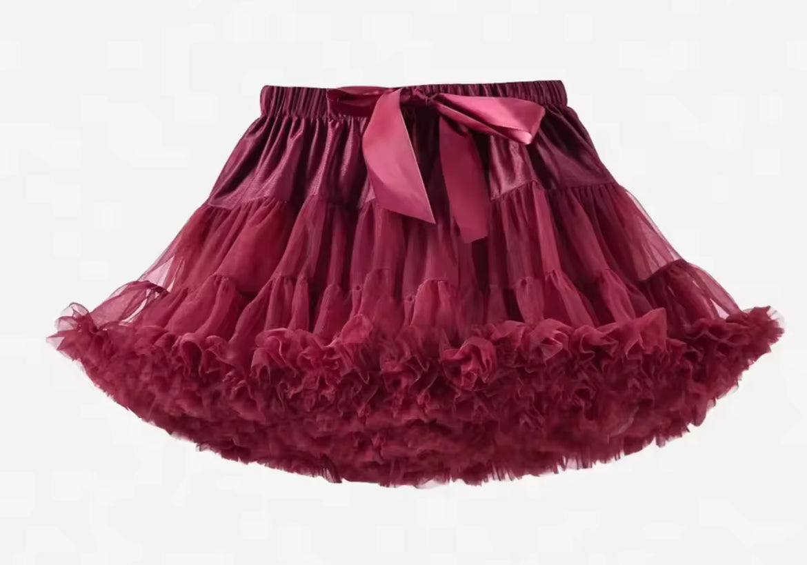 Ruffled Tutu Petite Skirt