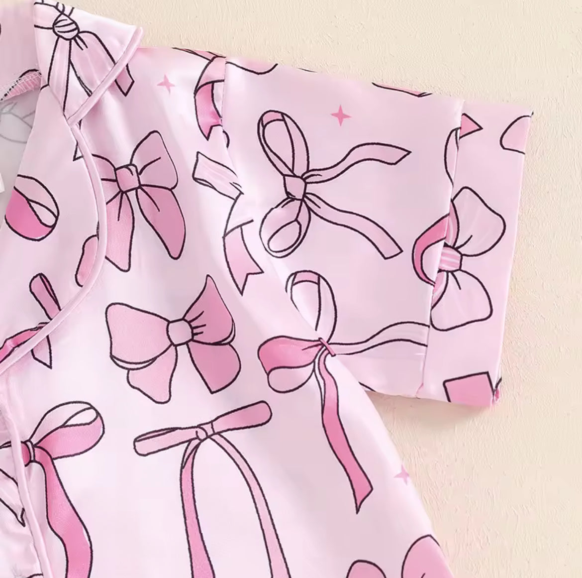 Twinkle Bows Pajama Set