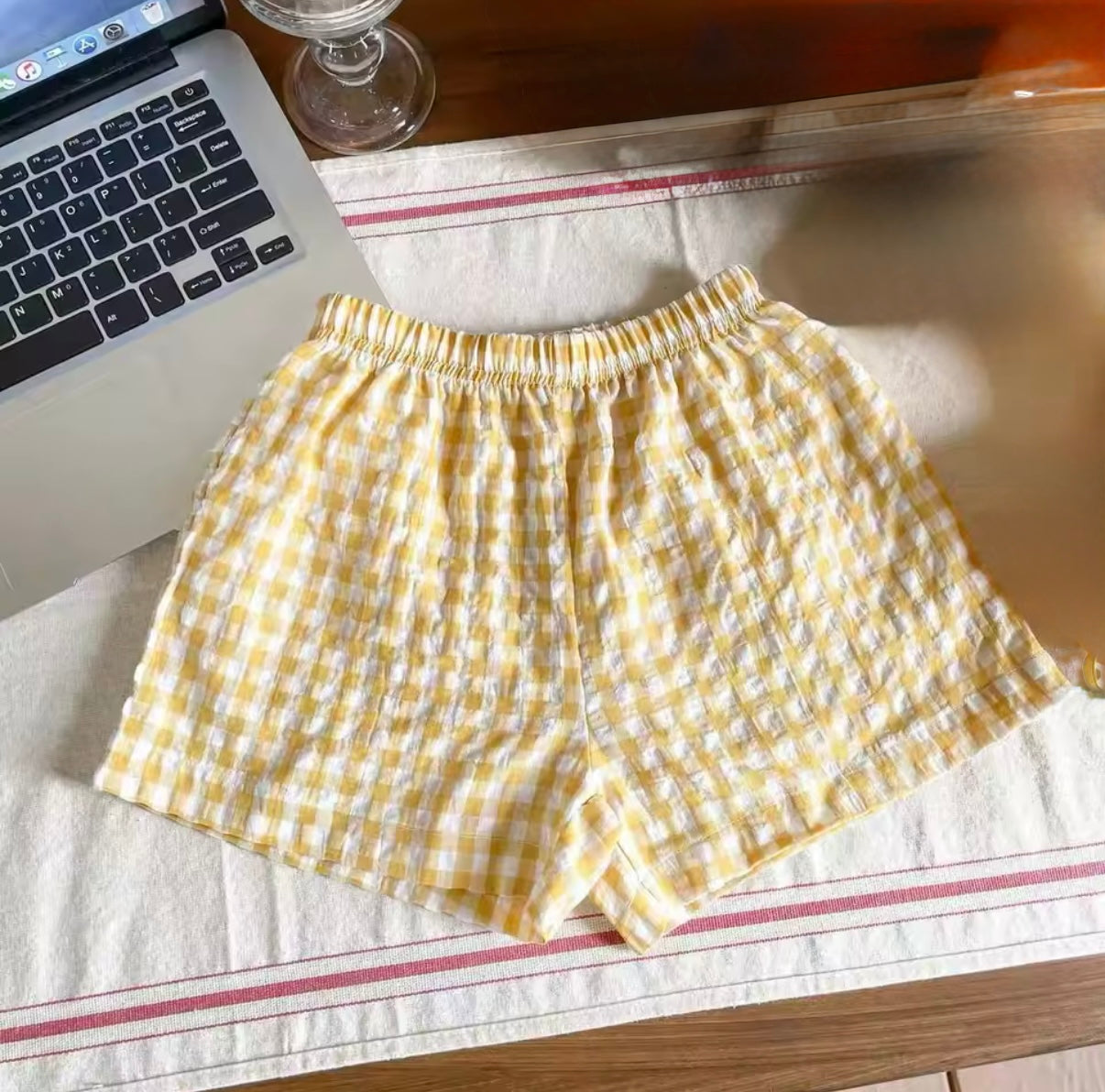 Pixie Check Shorts