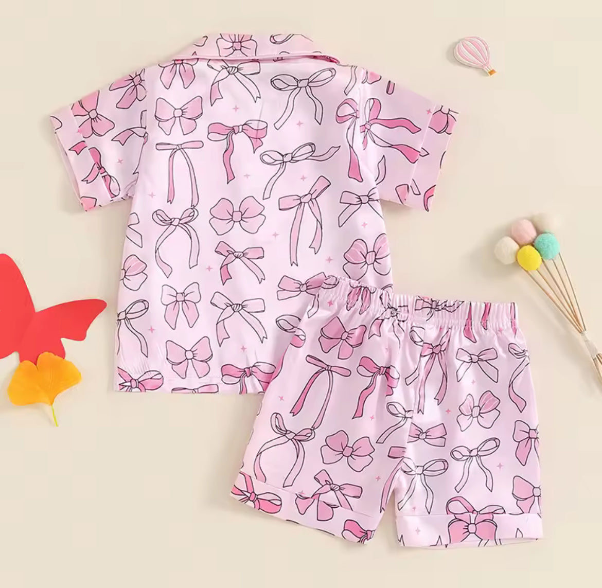 Twinkle Bows Pajama Set
