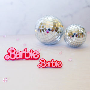 B Pink Hair Clip