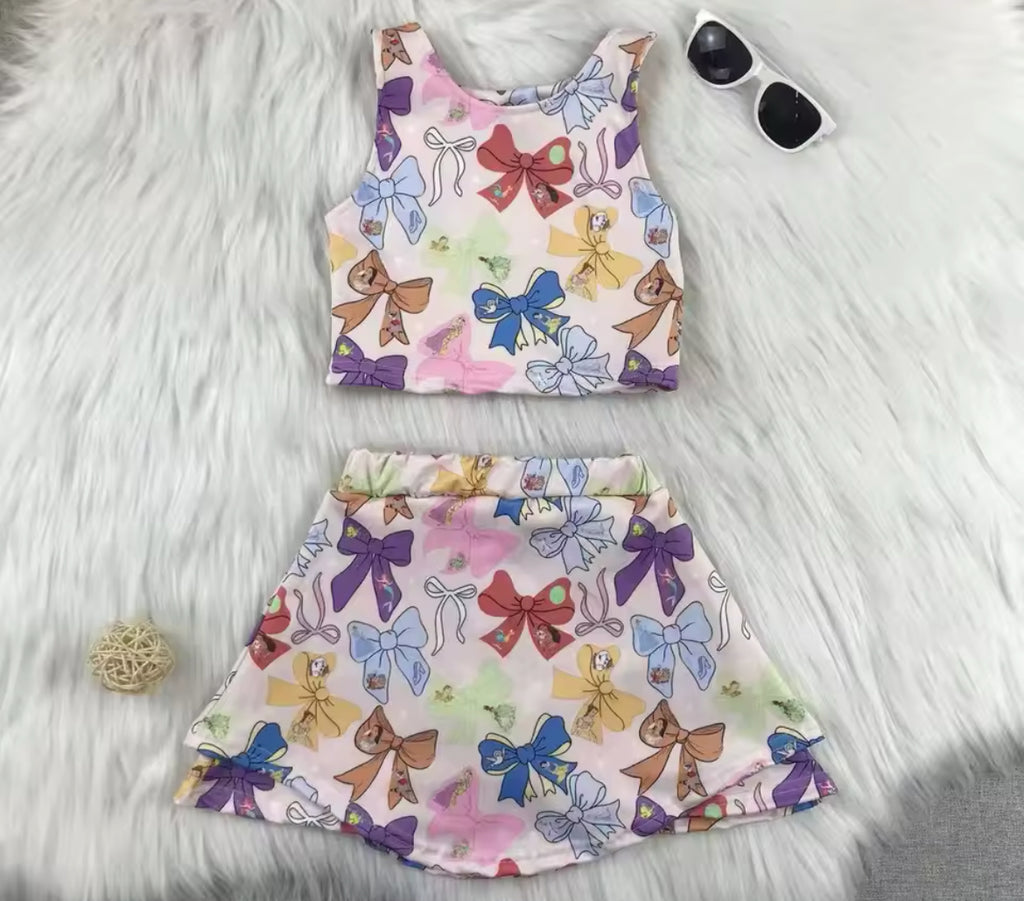 Rainbow Ribbons Activewear Set