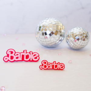 B Pink Hair Clip