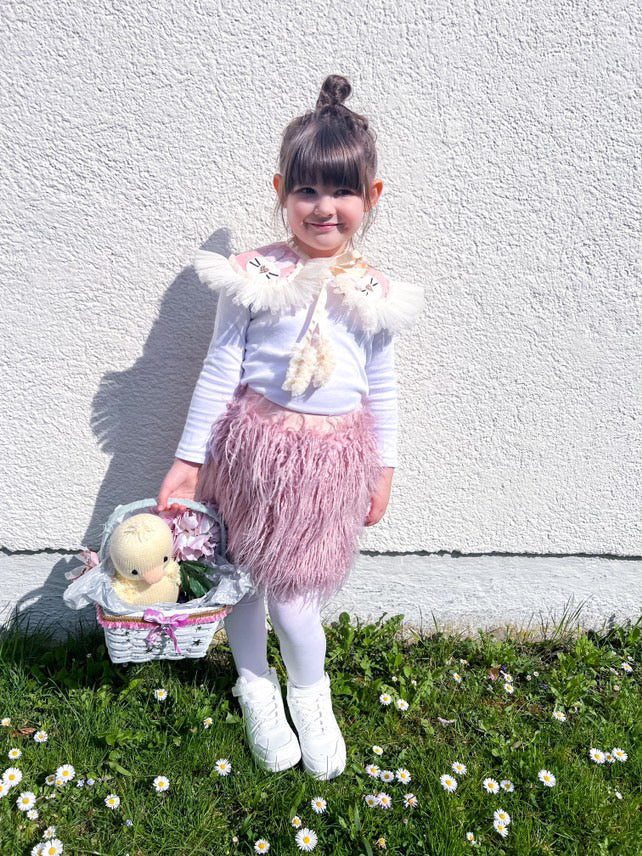 Fluffy Pink Skirt