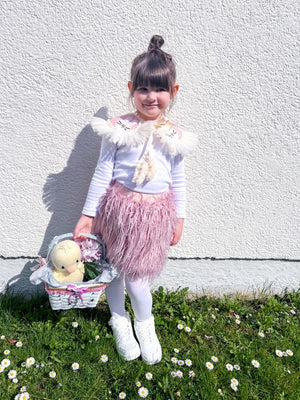 Fluffy Pink Skirt