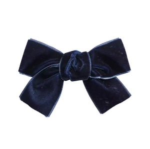 Velvet Dreams Mini Hair Bow Clip Set