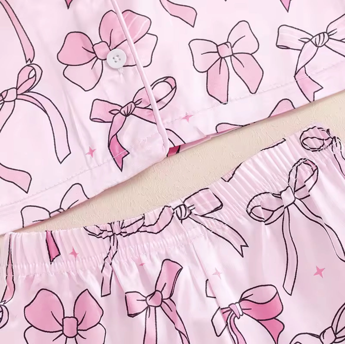 Twinkle Bows Pajama Set