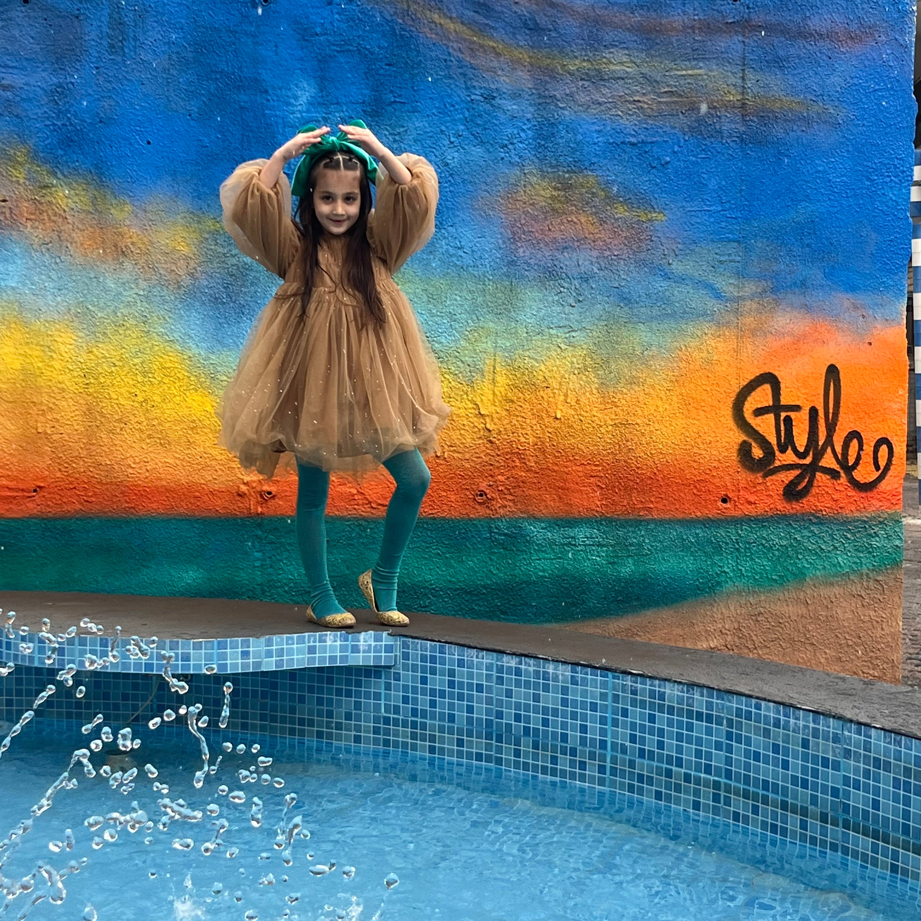 Shimmer Tulle Dress