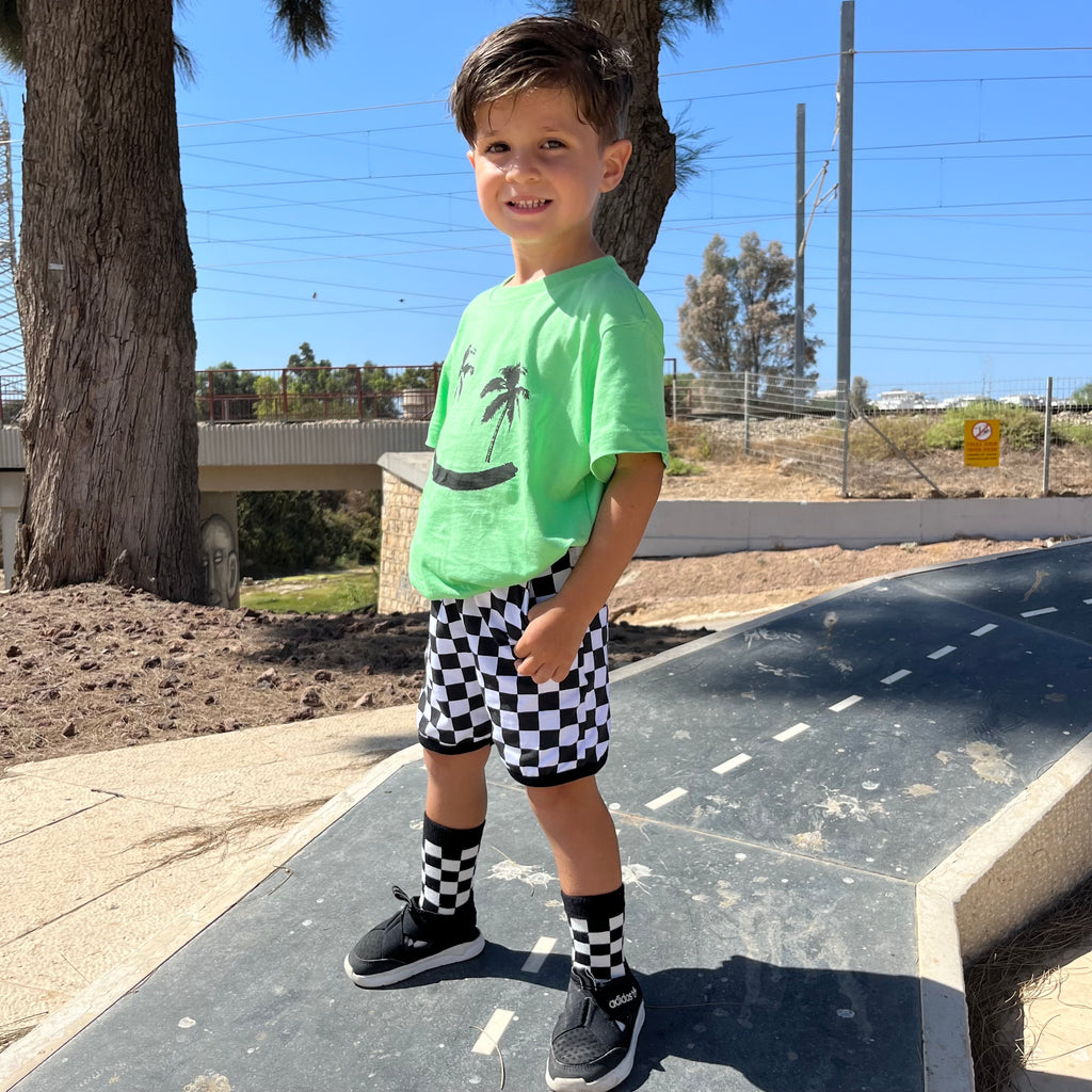 Lil’ Legend Checker Shorts