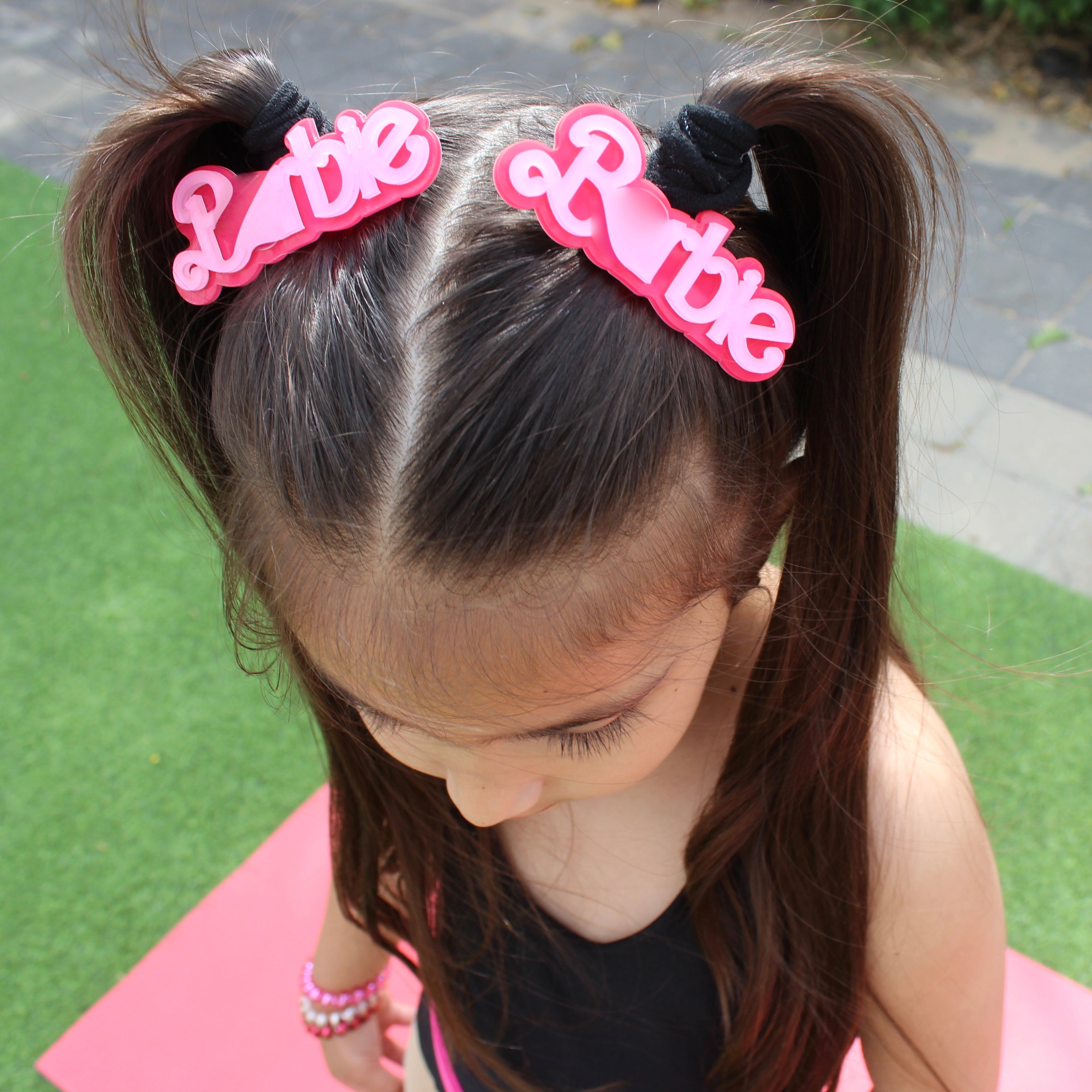 B Pink Hair Clip