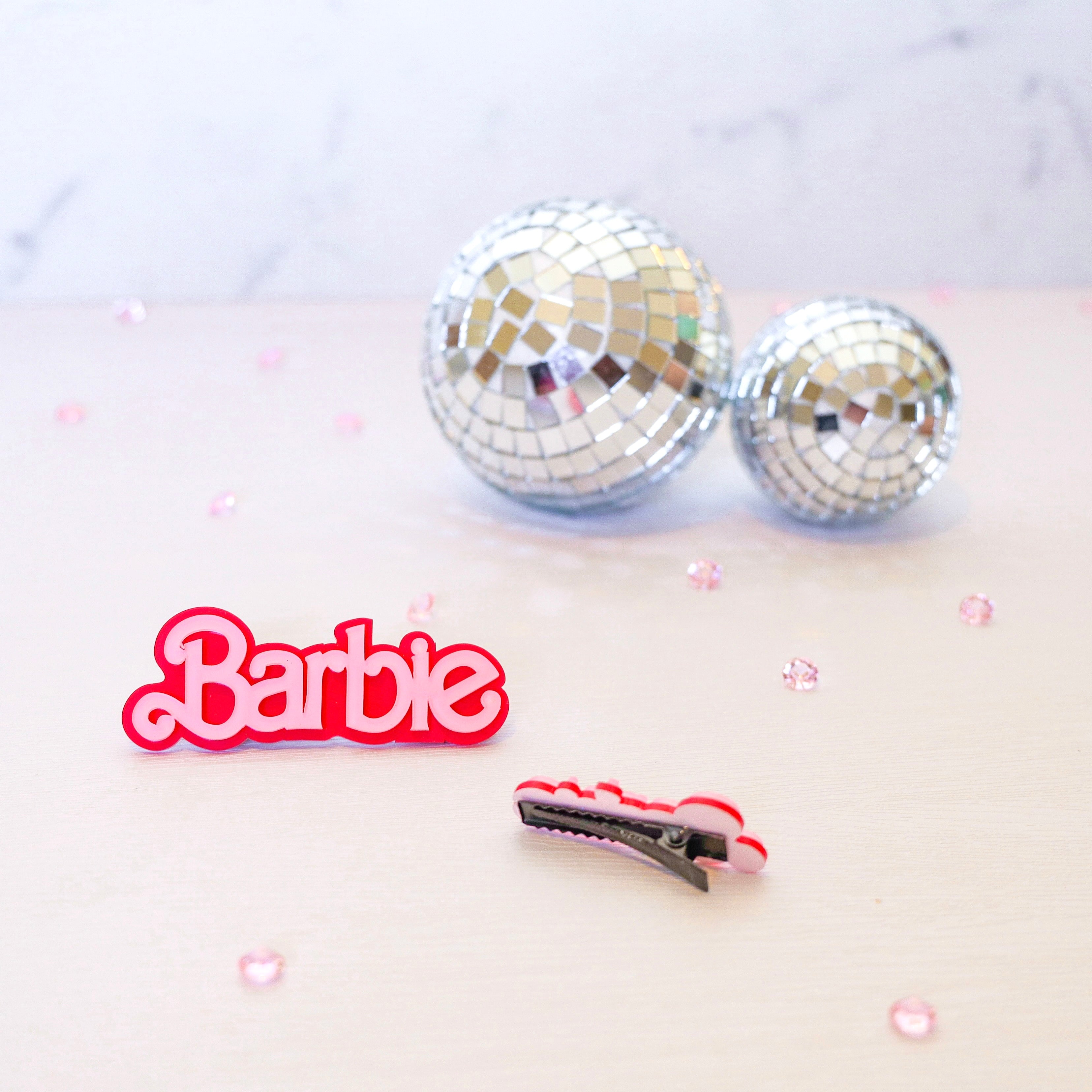 B Pink Hair Clip