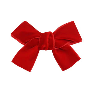 Velvet Dreams Mini Hair Bow Clip Set
