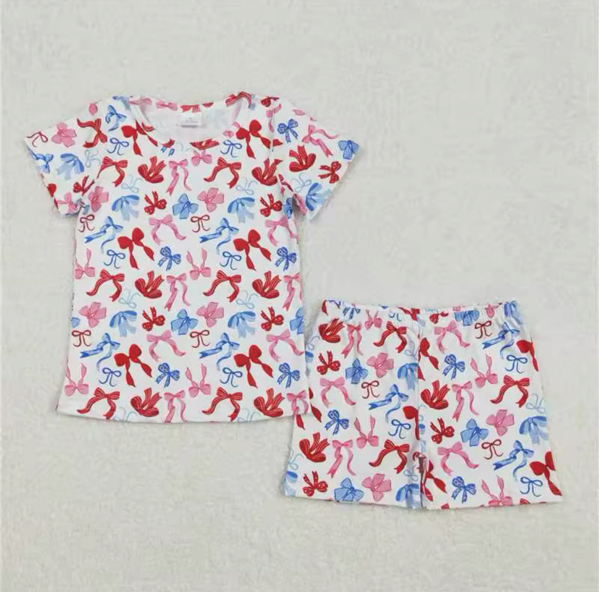Red White & Bows Set
