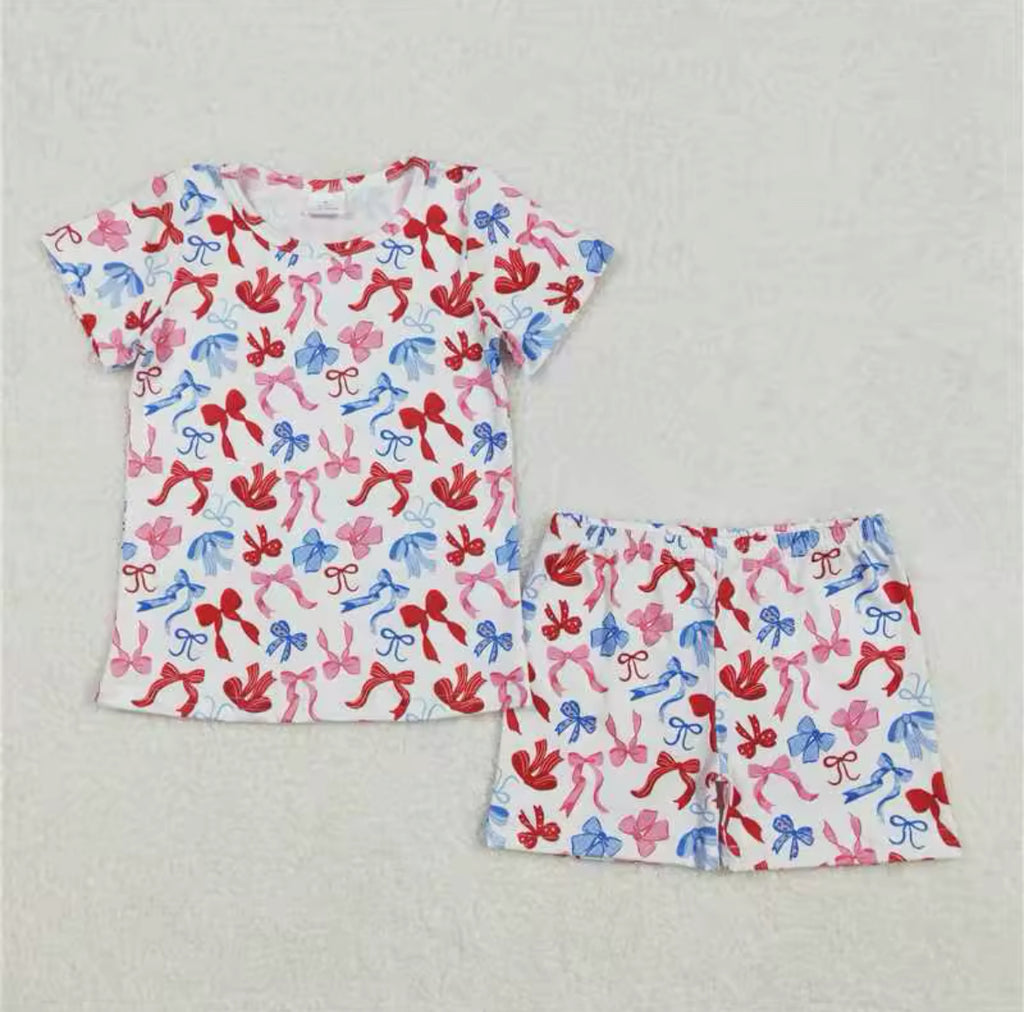 Red White & Bows Set