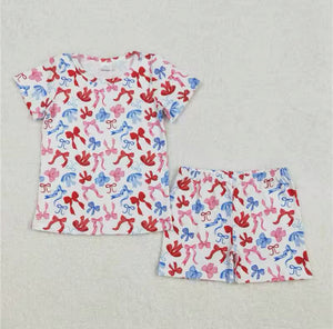 Red White & Bows Set