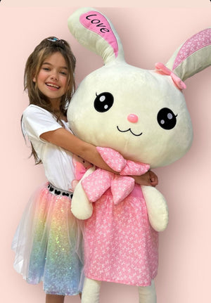 JUMBO BUNNY PLUSH DOLL