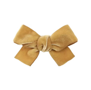 Velvet Dreams Mini Hair Bow Clip Set