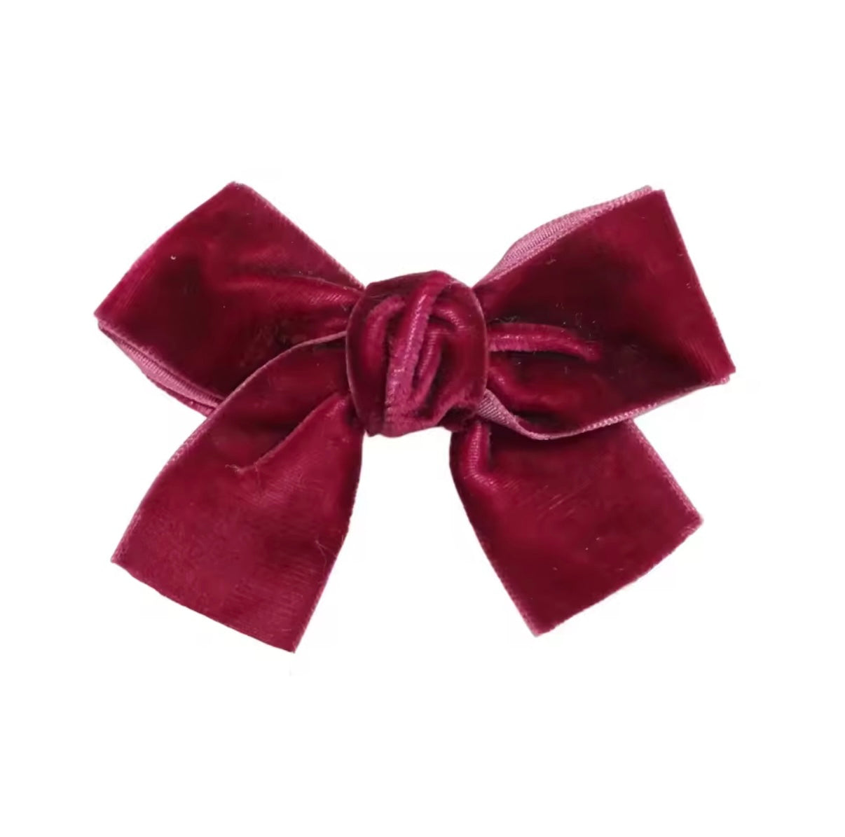 Velvet Dreams Mini Hair Bow Clip Set