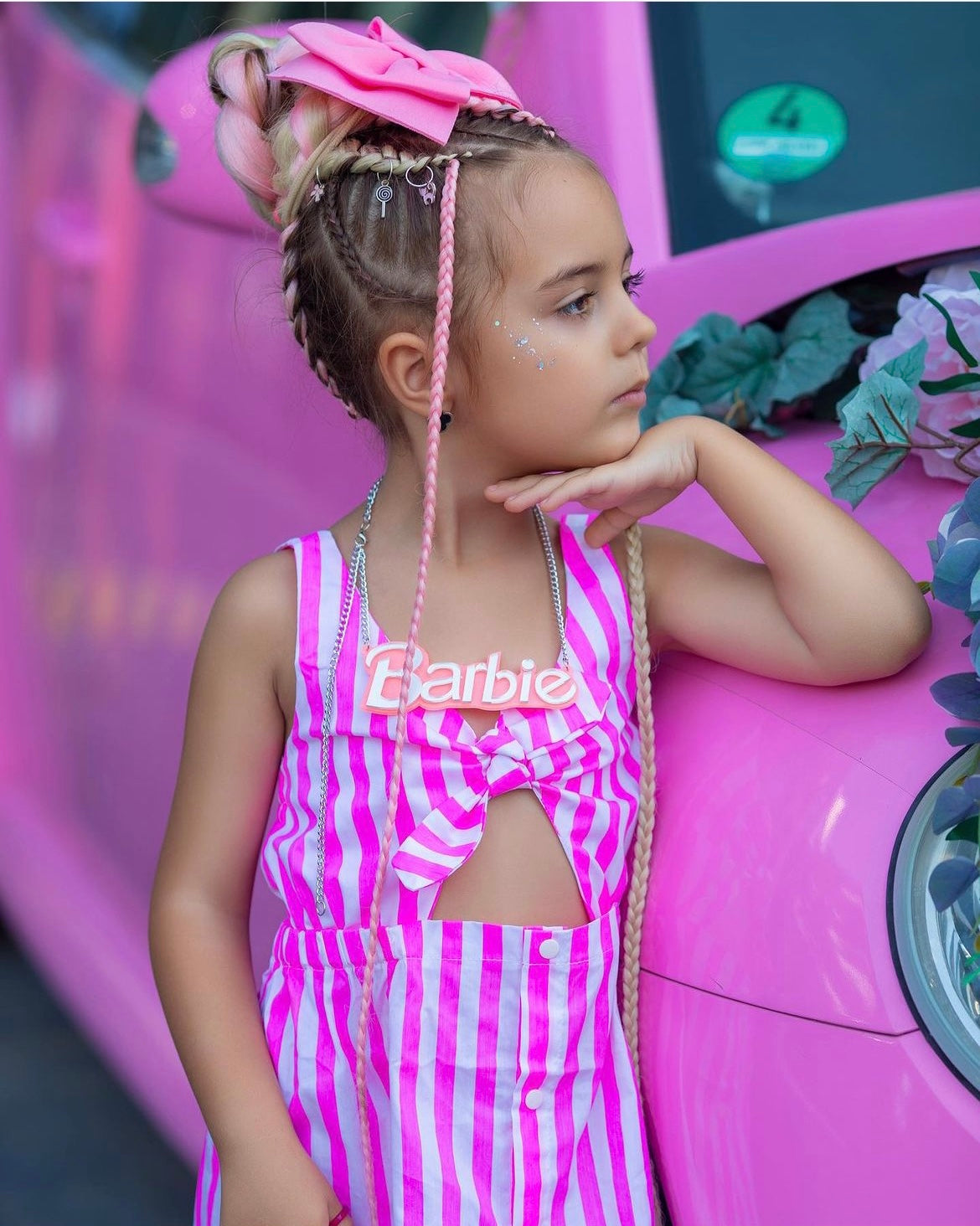 B Pink Necklace