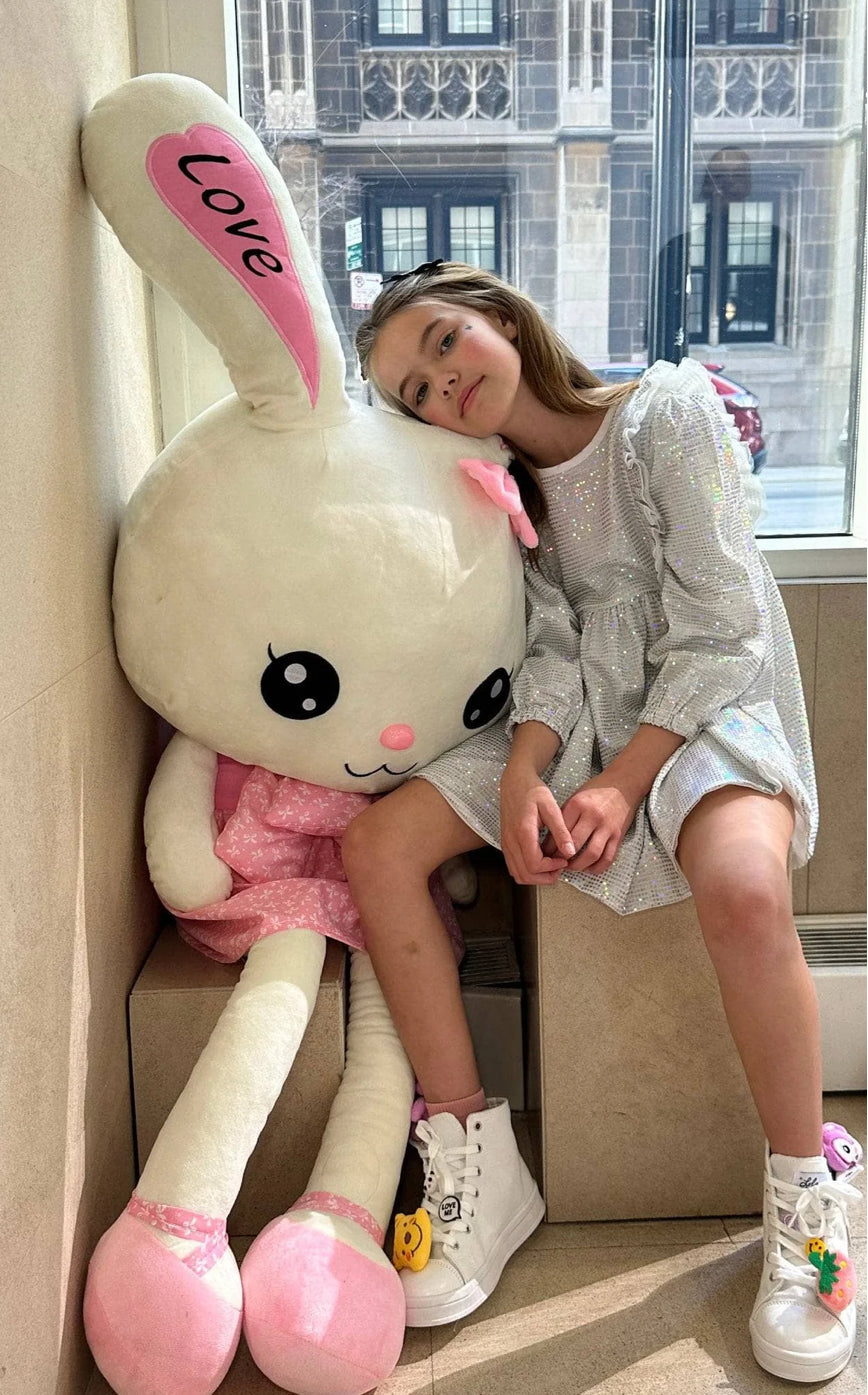 JUMBO BUNNY PLUSH DOLL