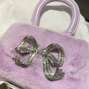 Plush Bow Tote