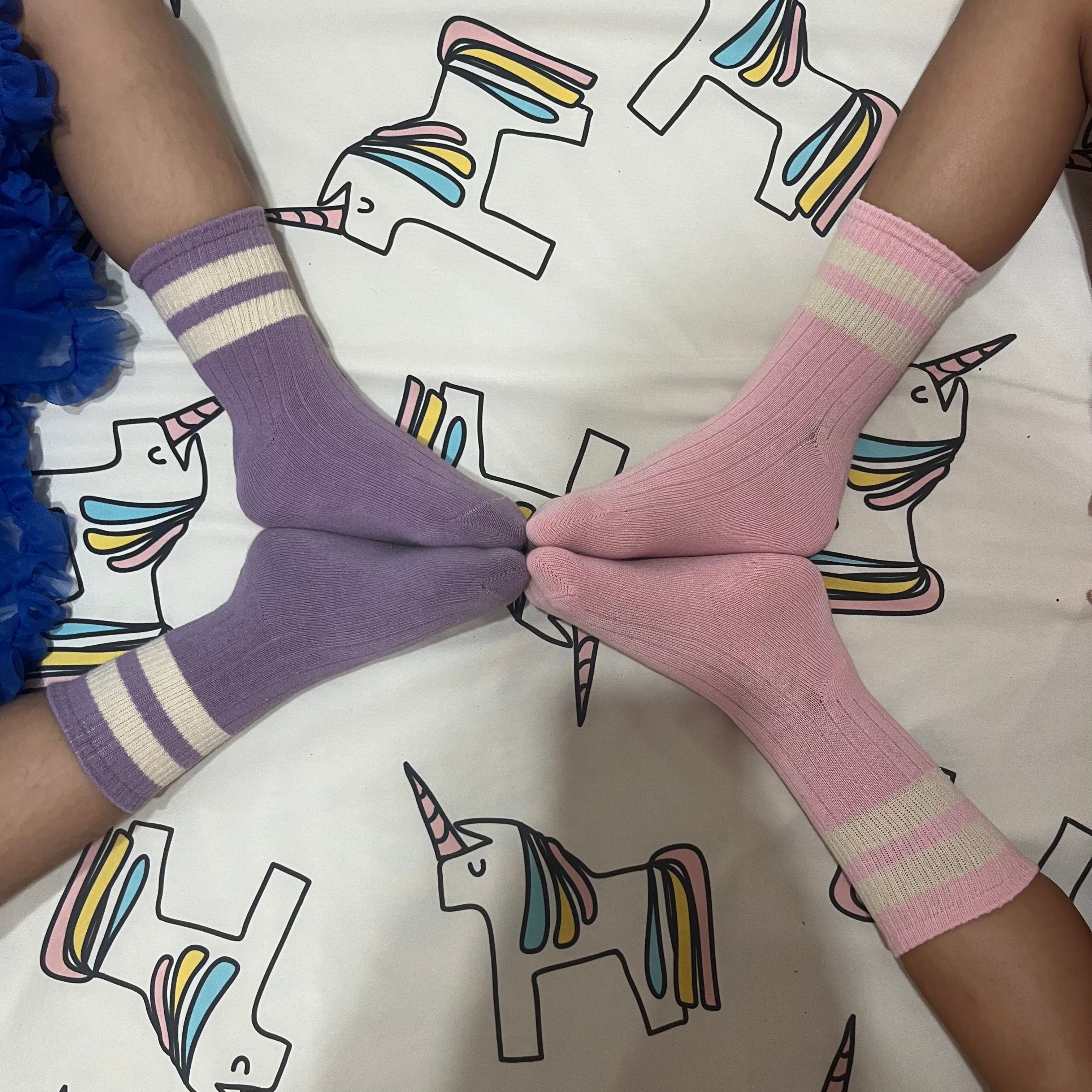 Striped Midi Socks