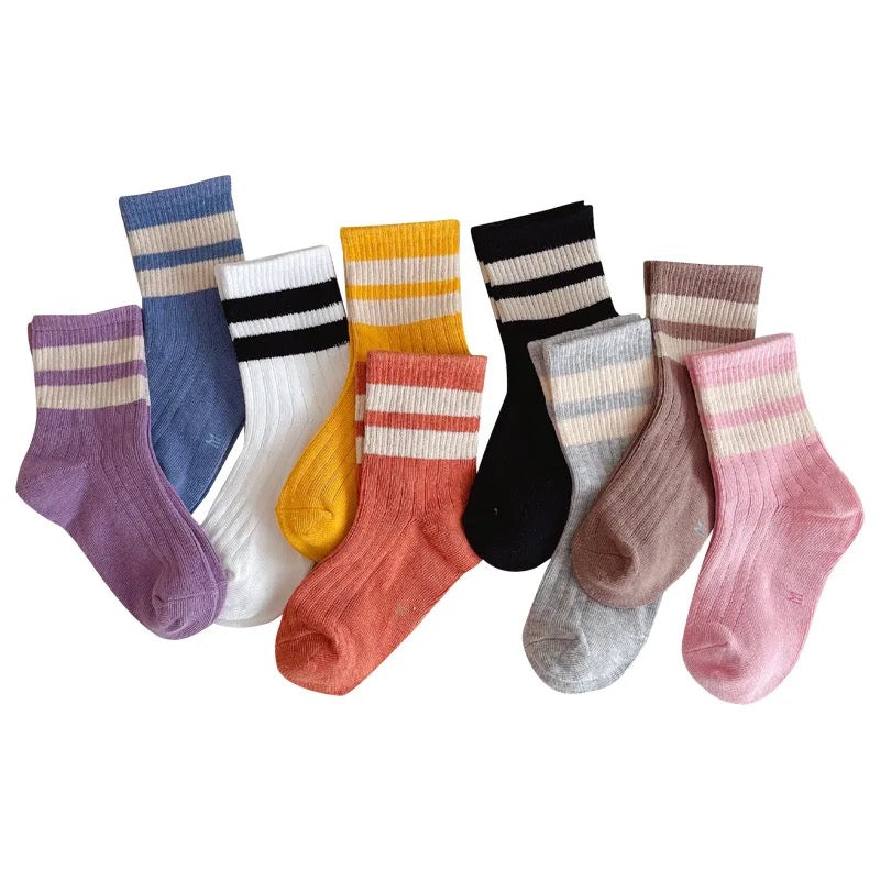 Striped Midi Socks
