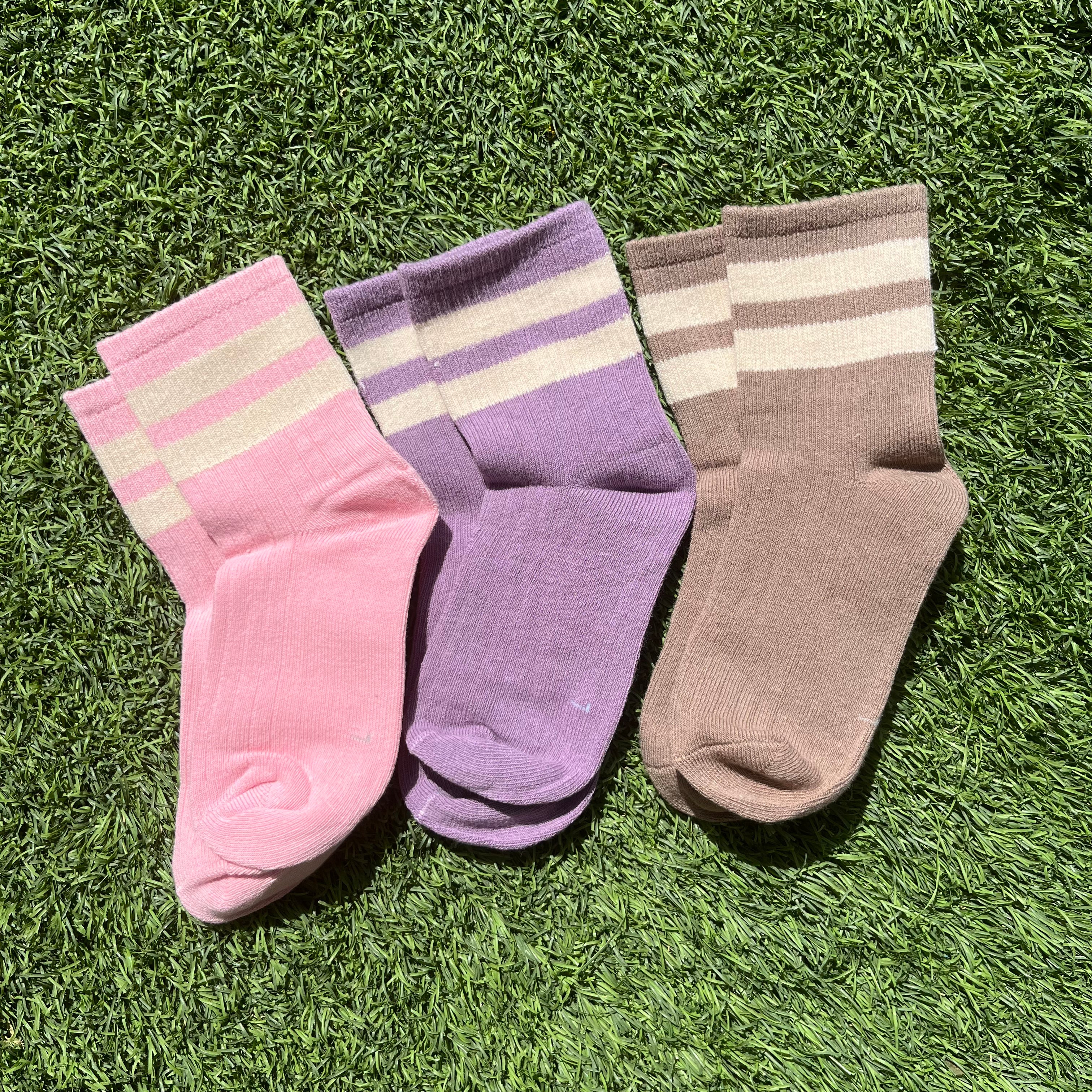 Striped Midi Socks