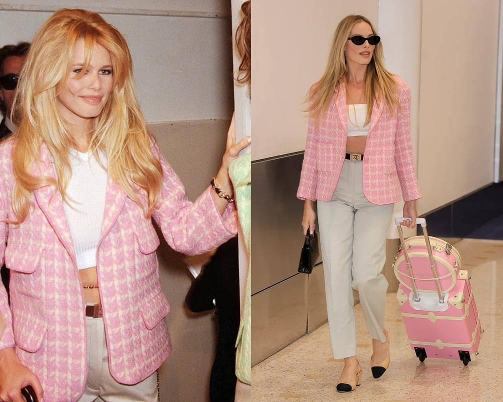 Pink Iconic Doll Tweed Set