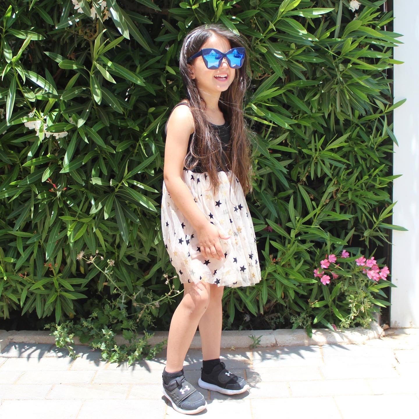 Sequins star tulle dress