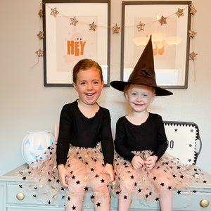 Sequins star tulle dress