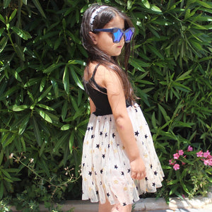 Sequins star tulle dress