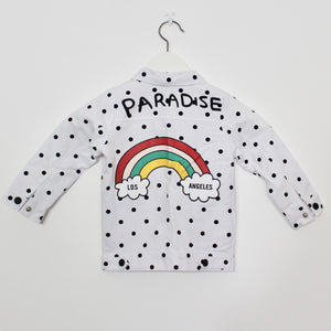 Rainbow Paradise Button Up Shirt