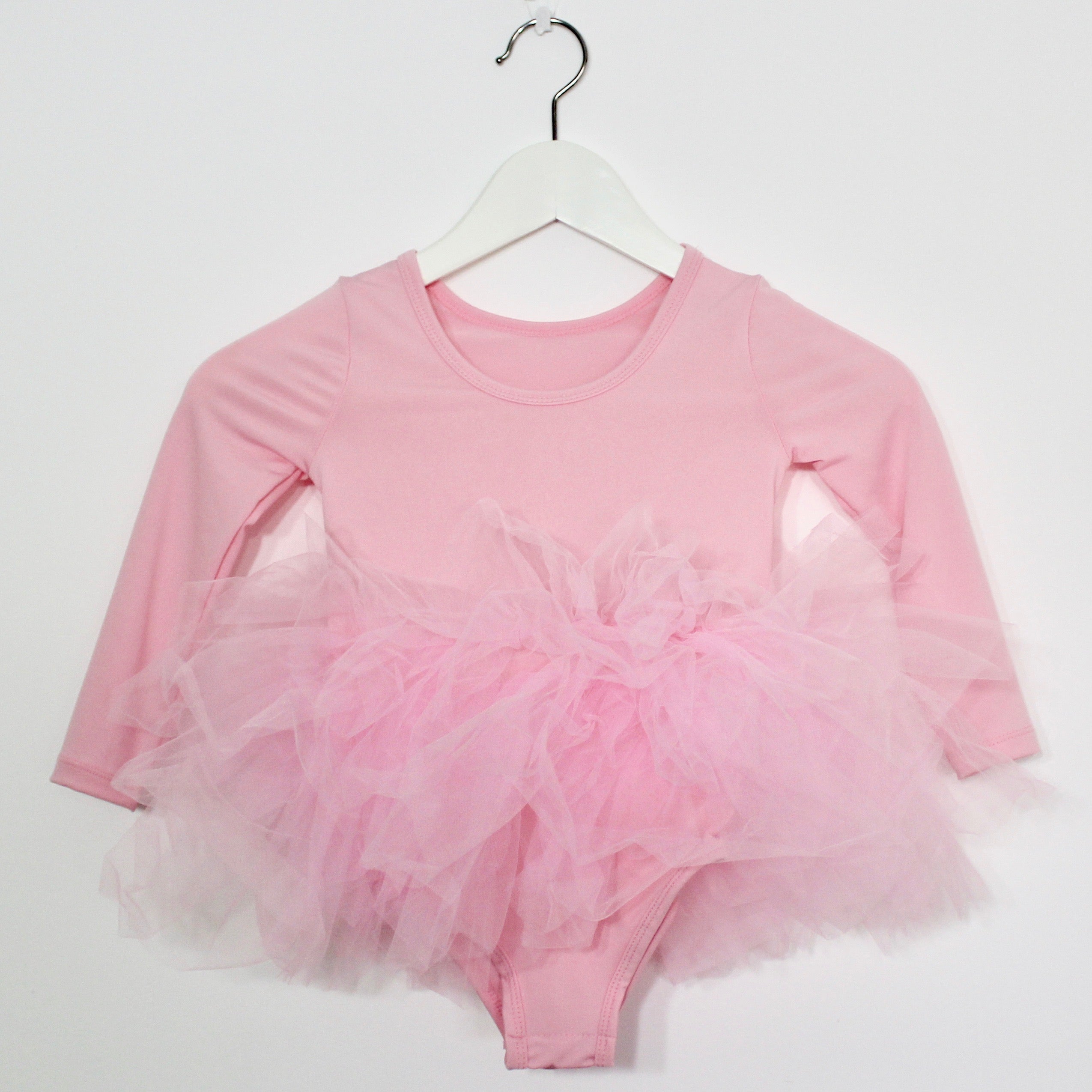 Tutu Dress Pink Long Sleeve