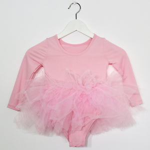Tutu Dress Pink Long Sleeve