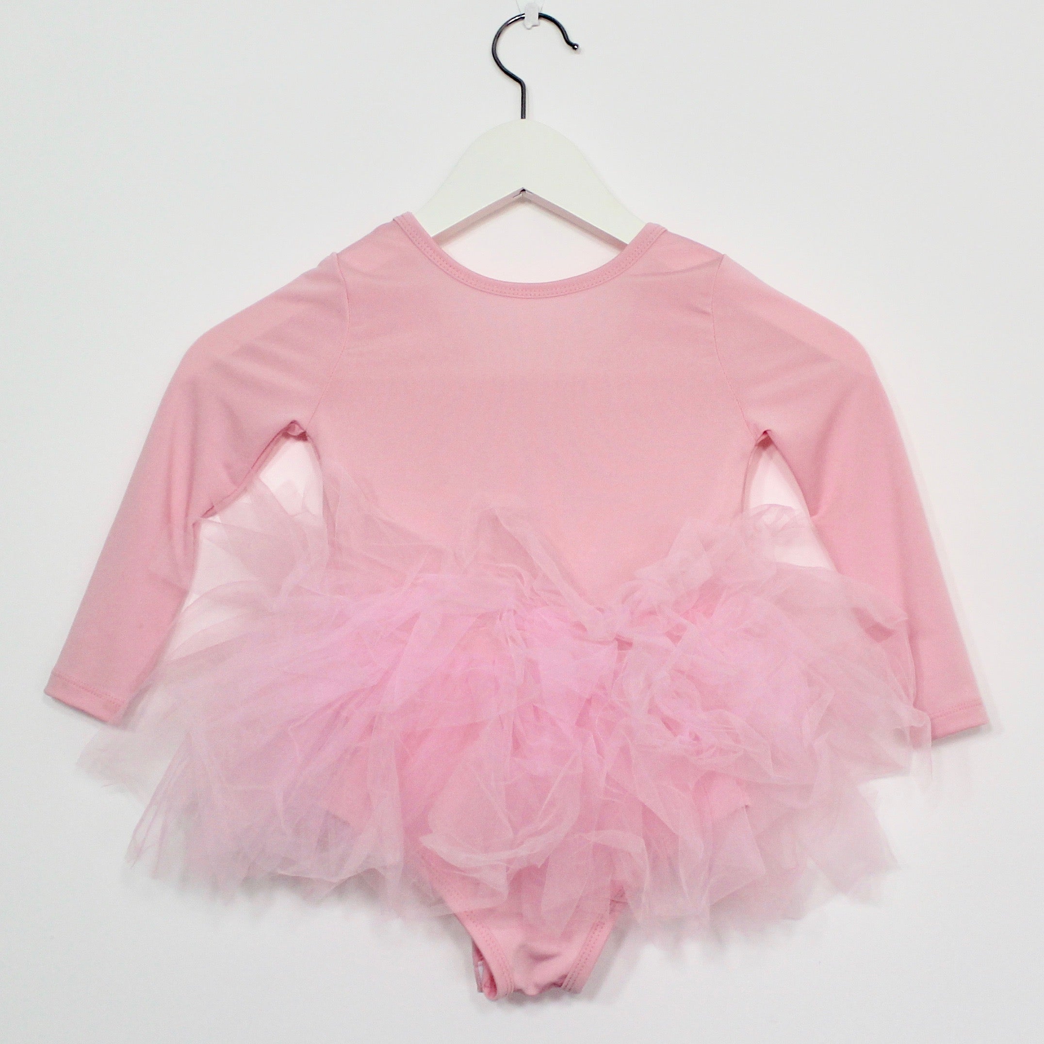 Tutu Dress Pink Long Sleeve