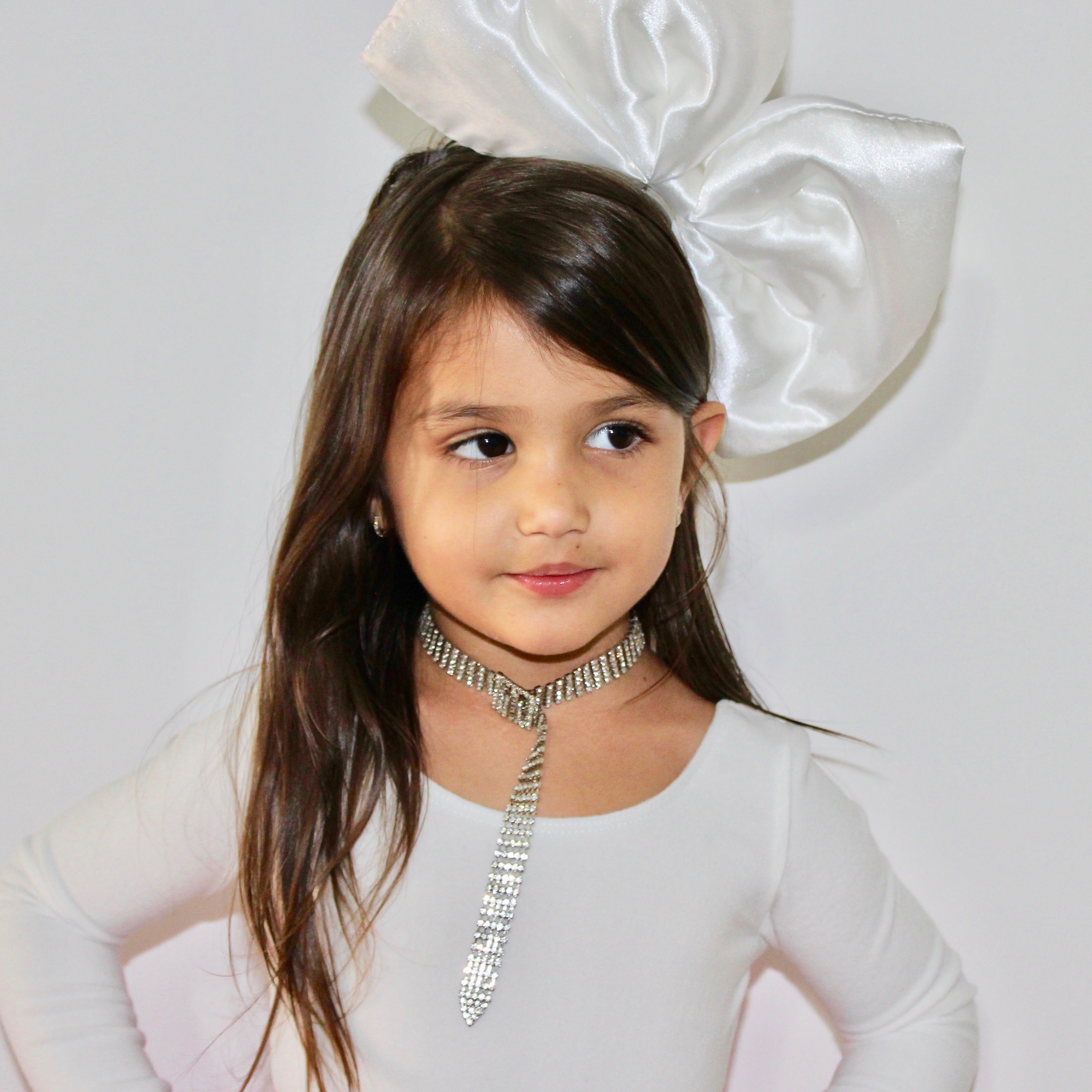Oversized Satin Bow Headband