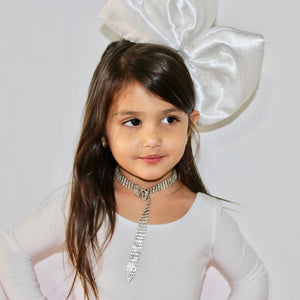 Oversized Satin Bow Headband